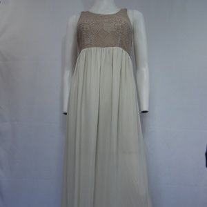 Sugar Lips Beige Knit Top Dress